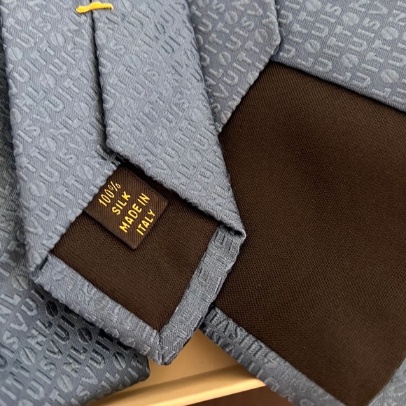 TIMELESS CLASSIC LOUIS VUITTON blue MONOGRAM MIX TIE - Picture 4 of 6